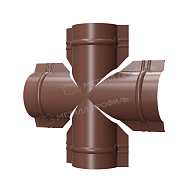 Четверник для круглого конька R110 (PURMAN-20-8017-0.5)